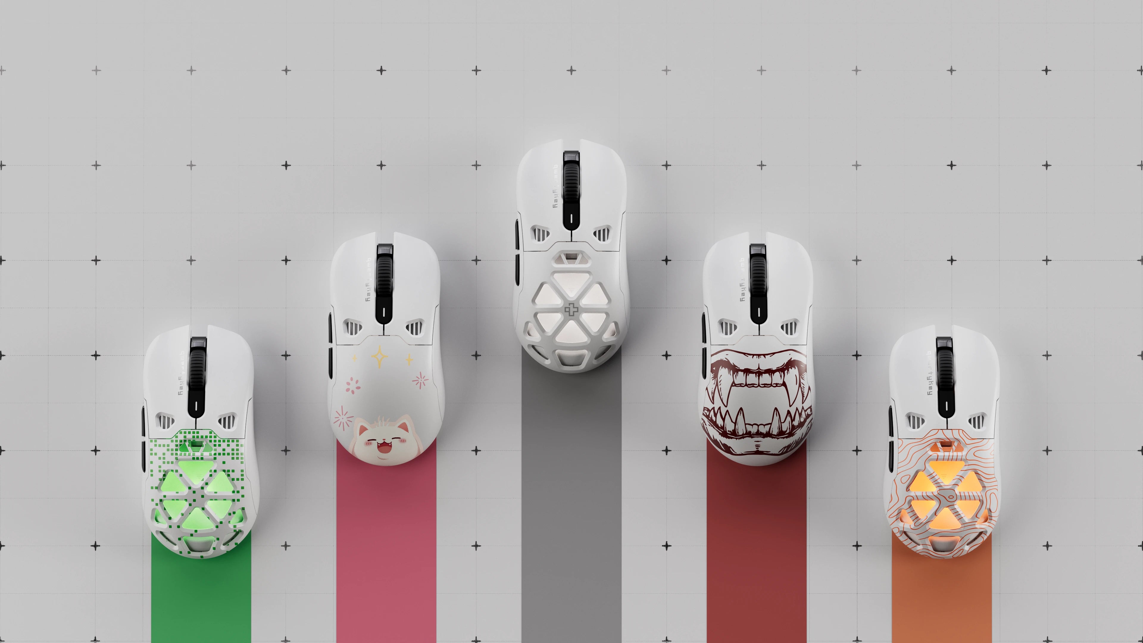 Mouse QwertyKey QKM1 Alb Vezeték nélküli Bluetooth Töltő Dokkoló