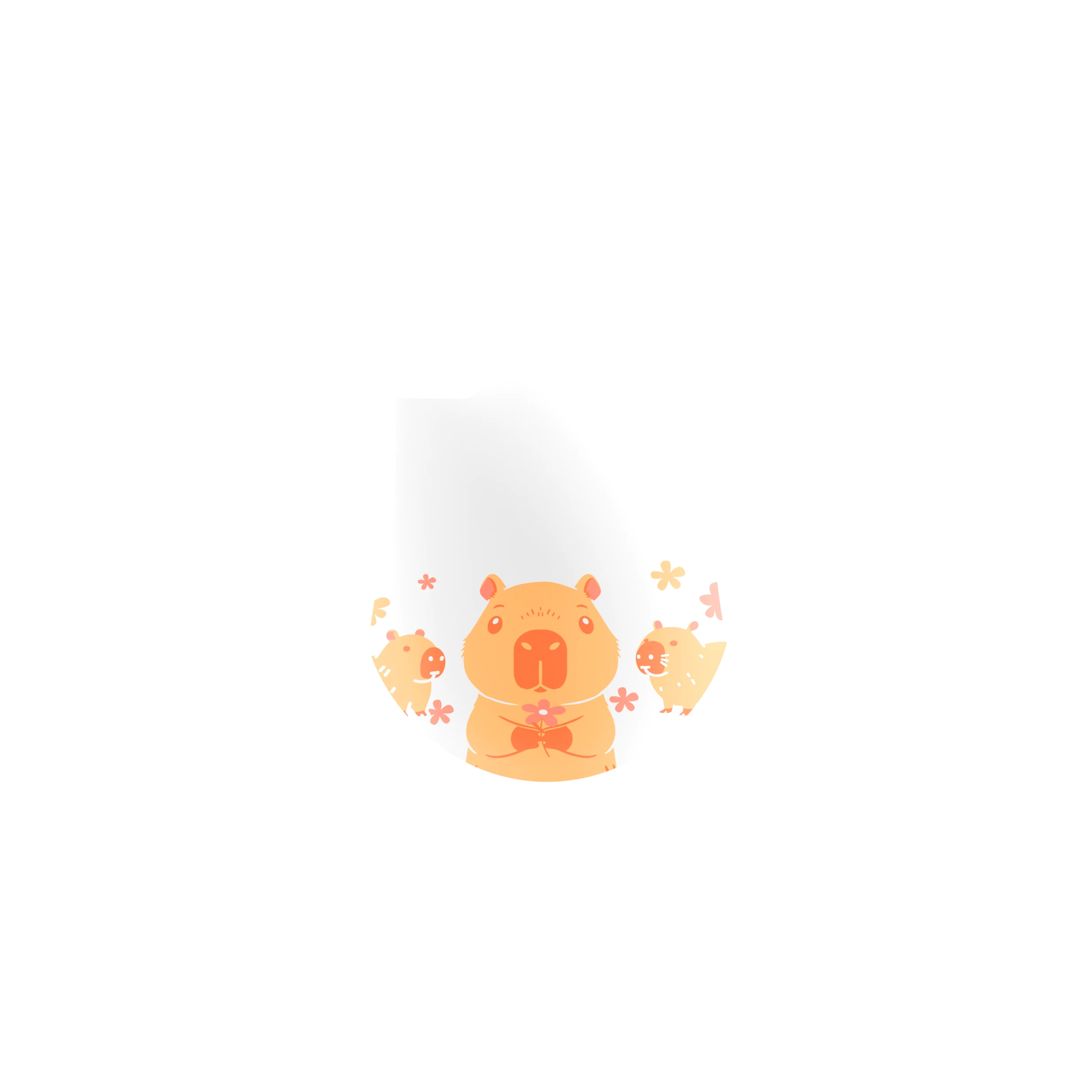 QKM1 Kapibara Fehér Egérfedő