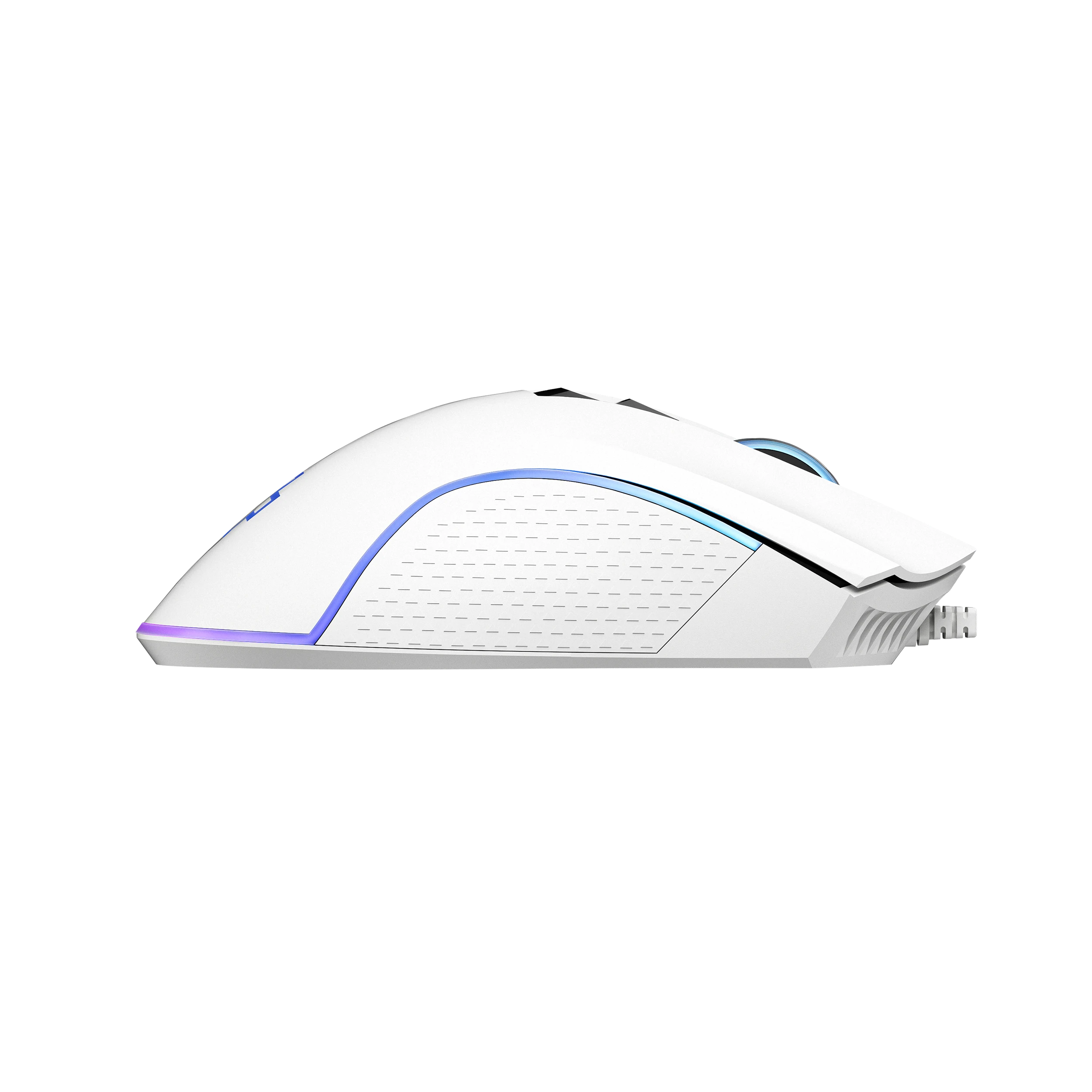 QwertyKey Gaming Egér Forge Alb, RGB, 12.000 DPI, Szoftver