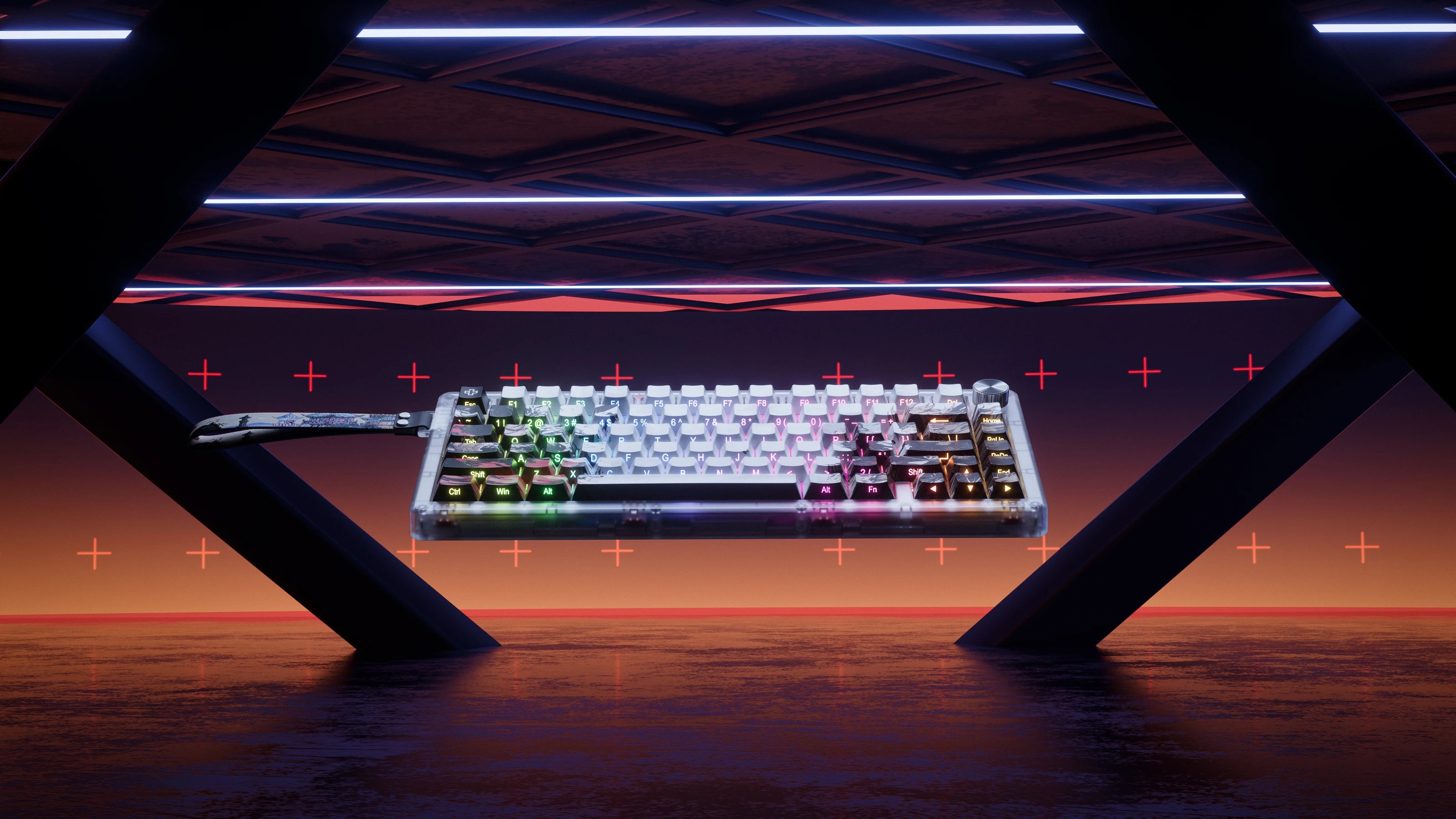 QwertyKey75 HE Striker – Hall Effektus, Gyors Trigger, RGB, Snap Tap, Mágneses Kapcsolók
