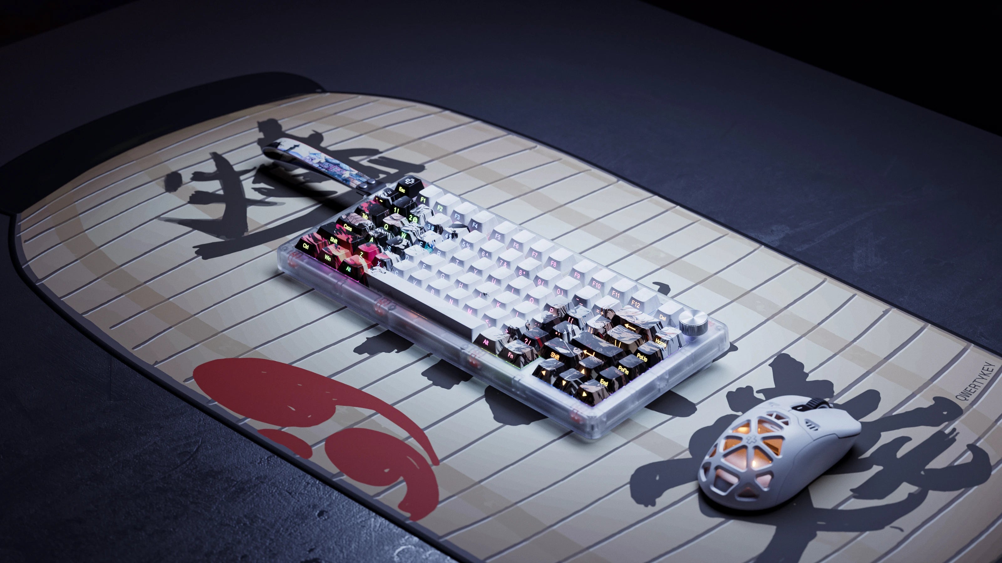 QwertyKey75 HE Striker – Hall Effektus, Gyors Trigger, RGB, Snap Tap, Mágneses Kapcsolók