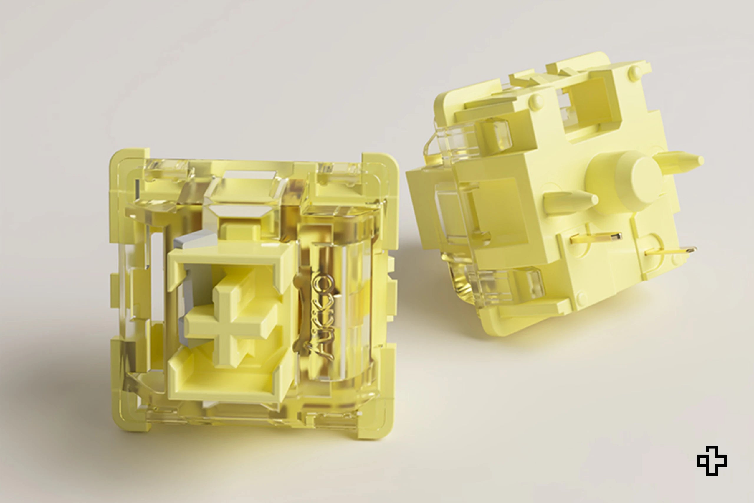 45 darab Cream Yellow Pro Switches Akko