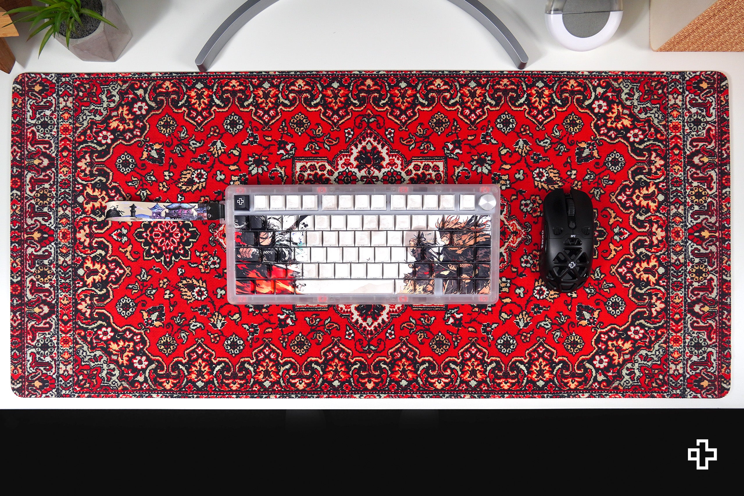 Deskmat Egérpad QwertyKey Balkáni 4mm varrott szélekkel