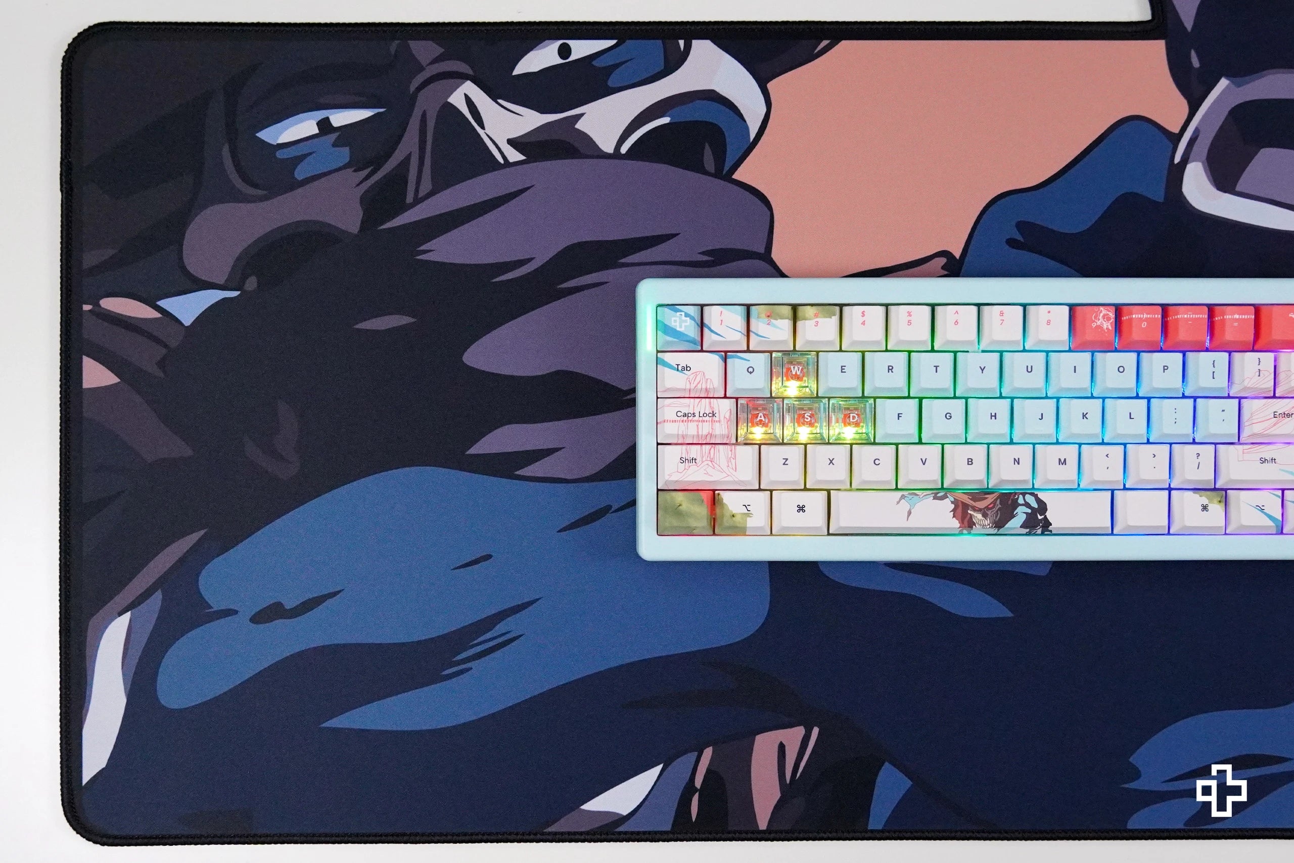 Deskmat egérpad QwertyKey Western 4mm varrt szélek