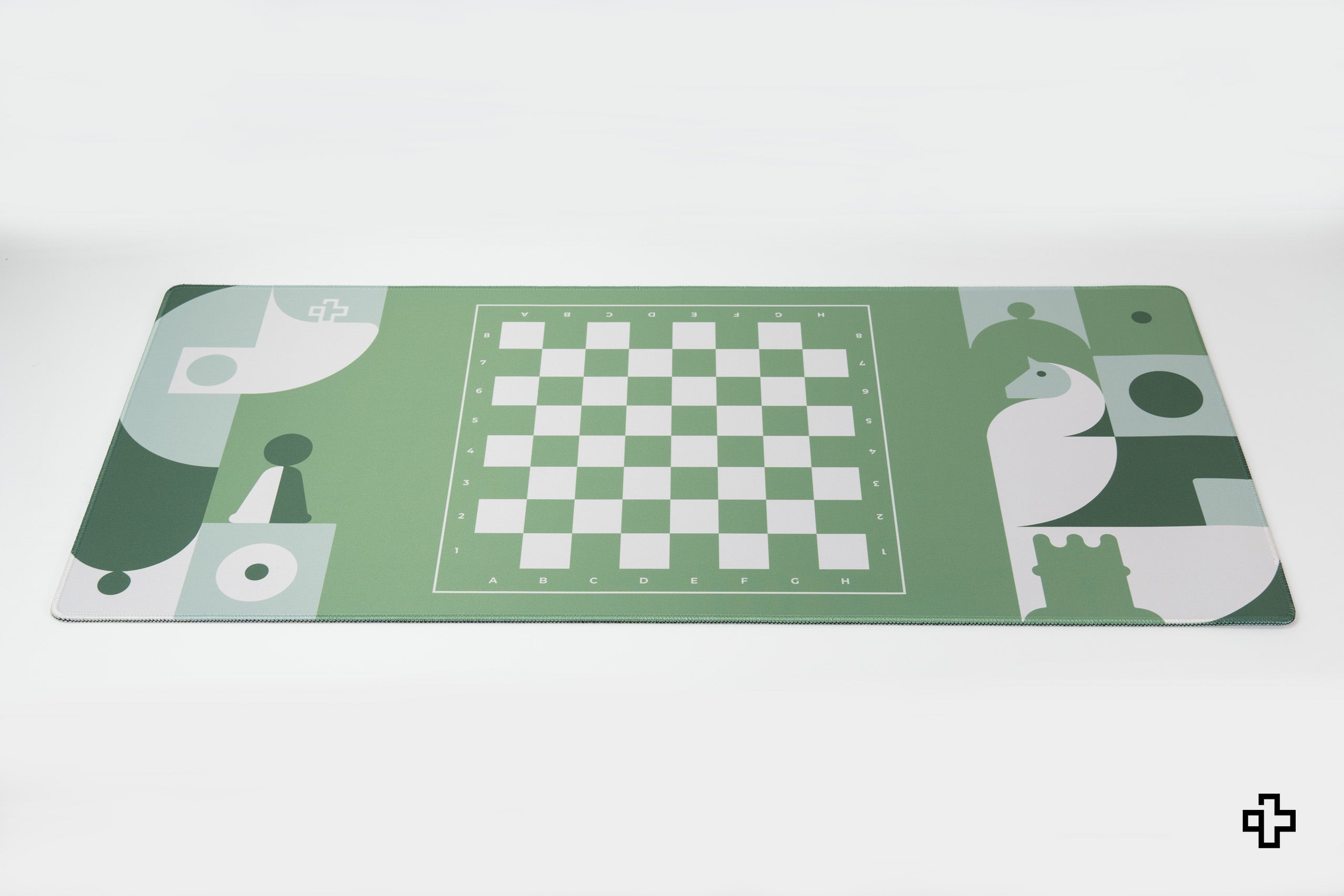 Deskmat Egérpad QwertyKey Sakk 4mm varrott szélek