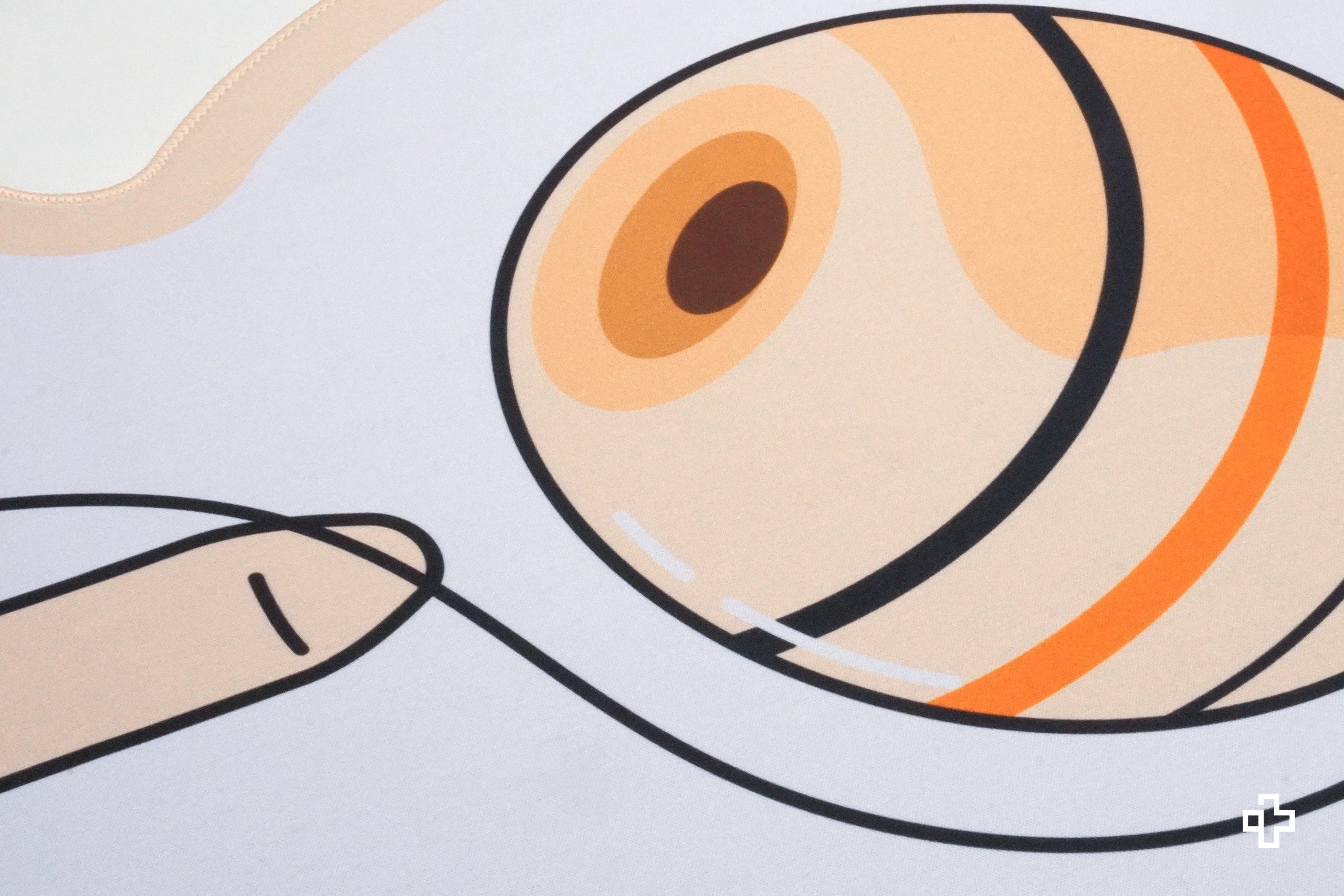 Deskmat Egérpad QwertyKey Kendama 4mm szegélyezett szélek