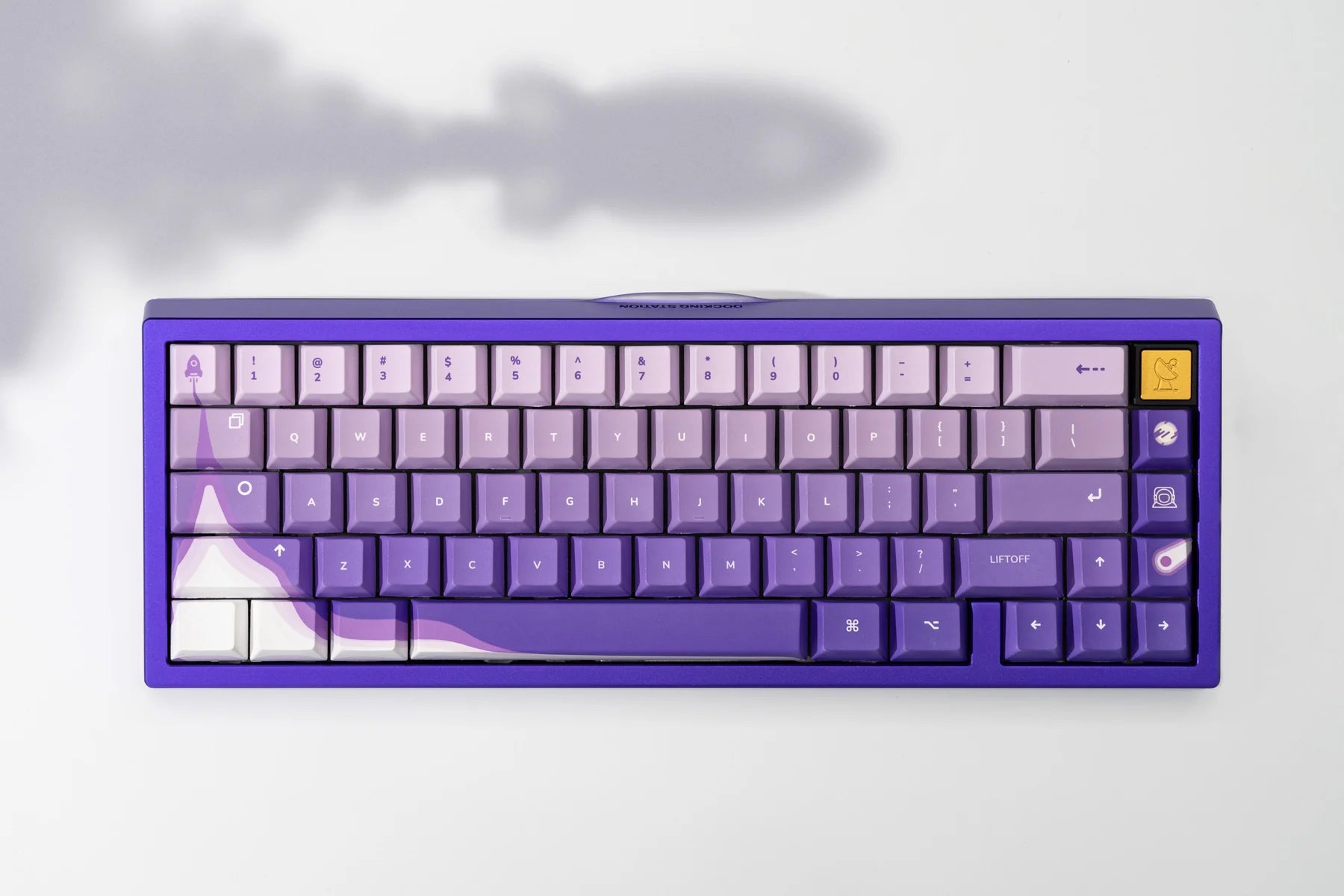 QwertyKey x Meletrix Zoom65 V3 Liftoff, alumínium egyedi billentyűzet, Bluetooth, vezeték nélküli, QMK/VIA, teljes RGB