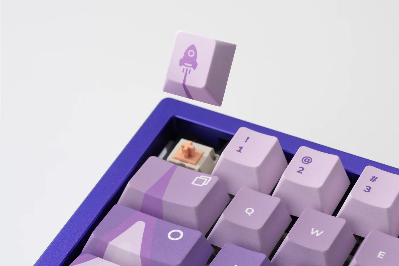 QwertyKey x Meletrix Zoom65 V3 Liftoff, alumínium egyedi billentyűzet, Bluetooth, vezeték nélküli, QMK/VIA, teljes RGB