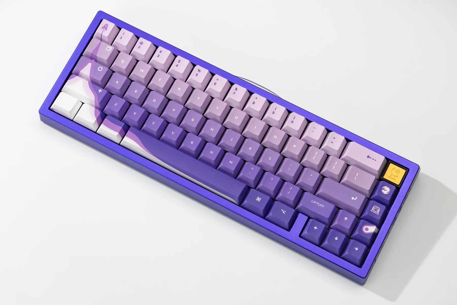 QwertyKey x Meletrix Zoom65 V3 Liftoff, alumínium egyedi billentyűzet, Bluetooth, vezeték nélküli, QMK/VIA, teljes RGB