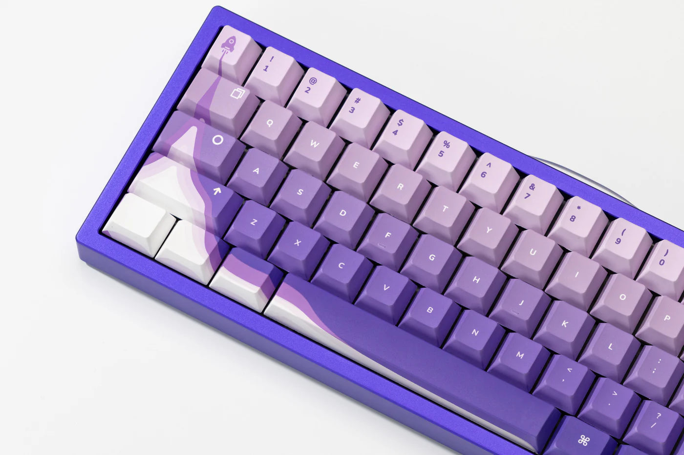 QwertyKey x Meletrix Zoom65 V3 Liftoff, alumínium egyedi billentyűzet, Bluetooth, vezeték nélküli, QMK/VIA, teljes RGB
