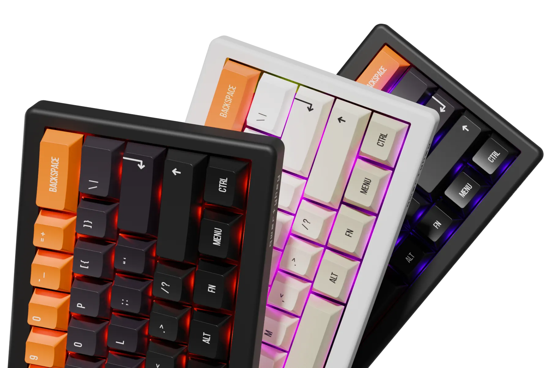 QwertyKey61 PRO Alba Hotswap RGB VIA Gasket Mounted Mechanikus Játékbillentyűzet