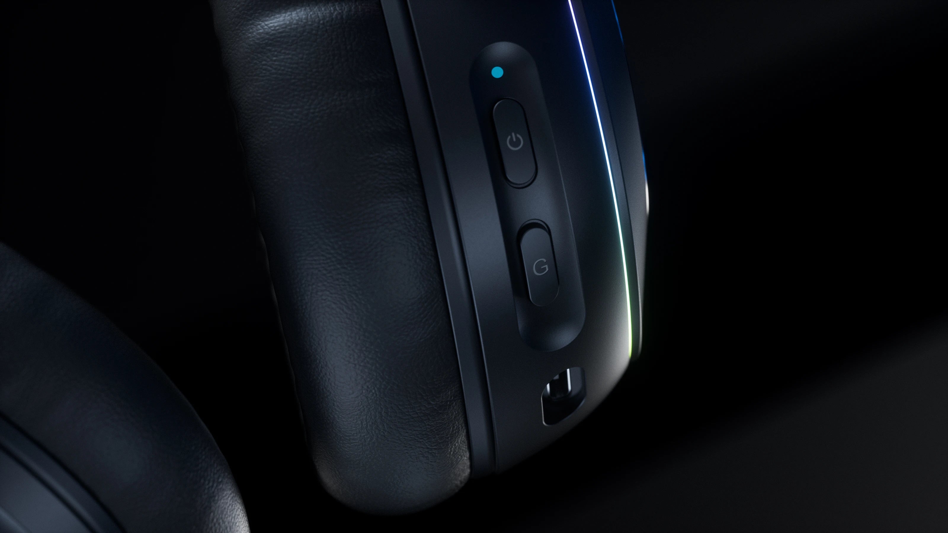 QwertyKey Pulse vezeték nélküli gaming fejhallgató, Trio mód, RGB, szoftver, AI zajcsökkentéses mikrofon