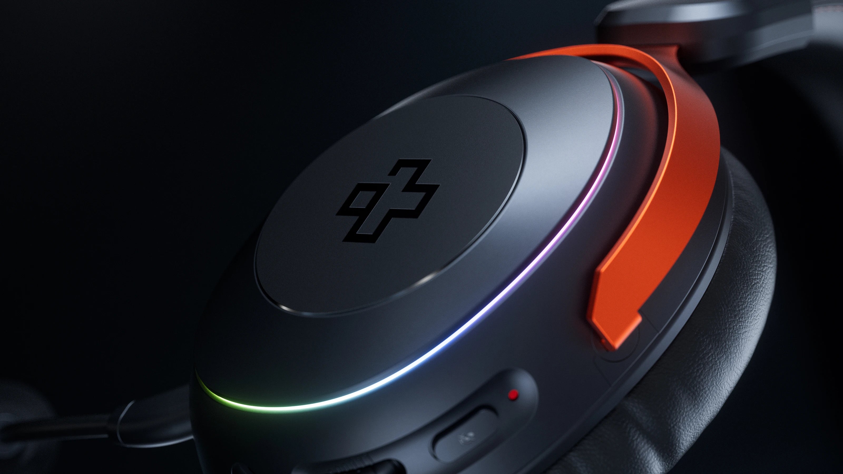 QwertyKey Pulse vezeték nélküli gaming fejhallgató, Trio mód, RGB, szoftver, AI zajcsökkentéses mikrofon