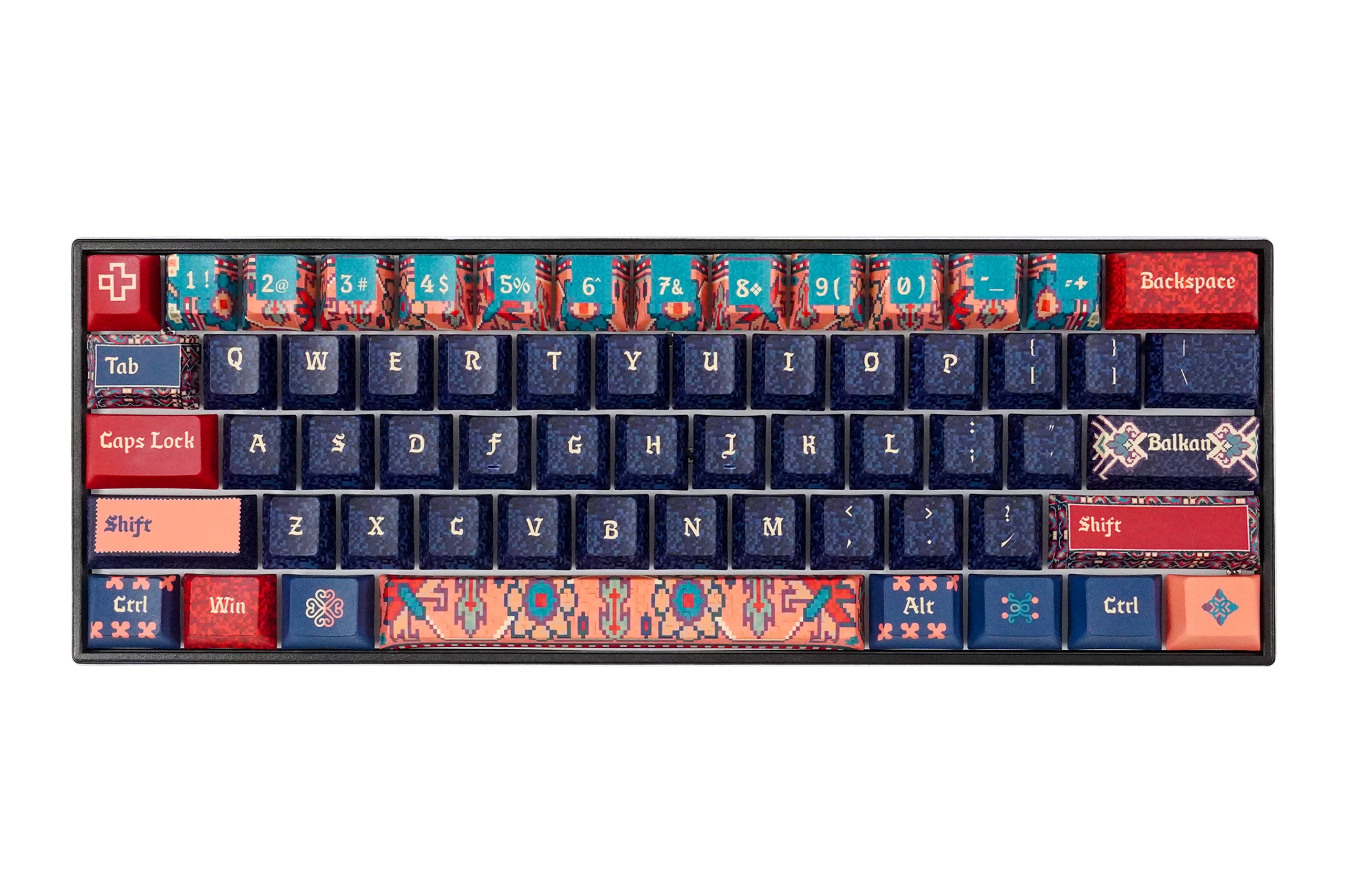 QwertyKey Balkáni Hotswap RGB Mechanikus Játékbillentyűzet