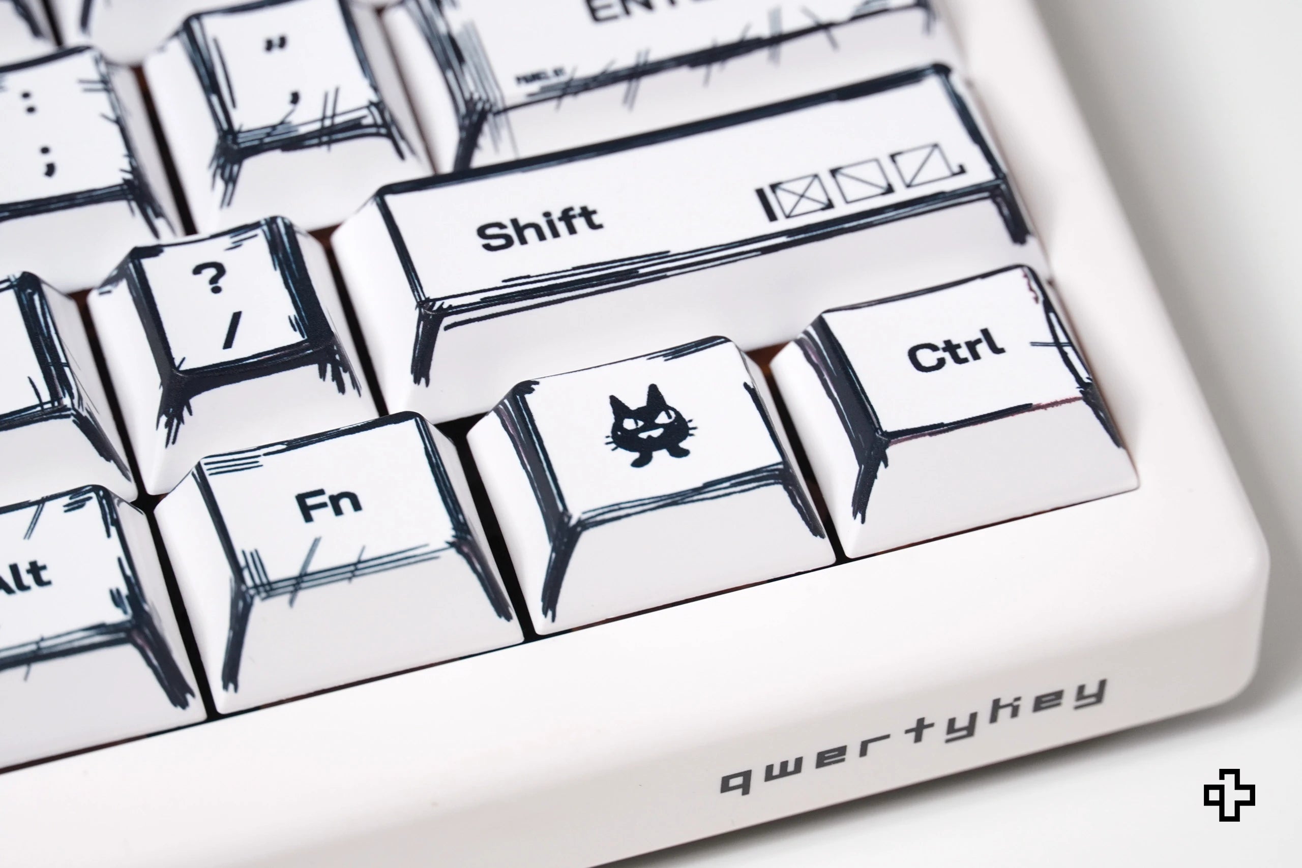 Állítsa be az íz QwertyKey Manga Profil Cherry Anyag PBT
