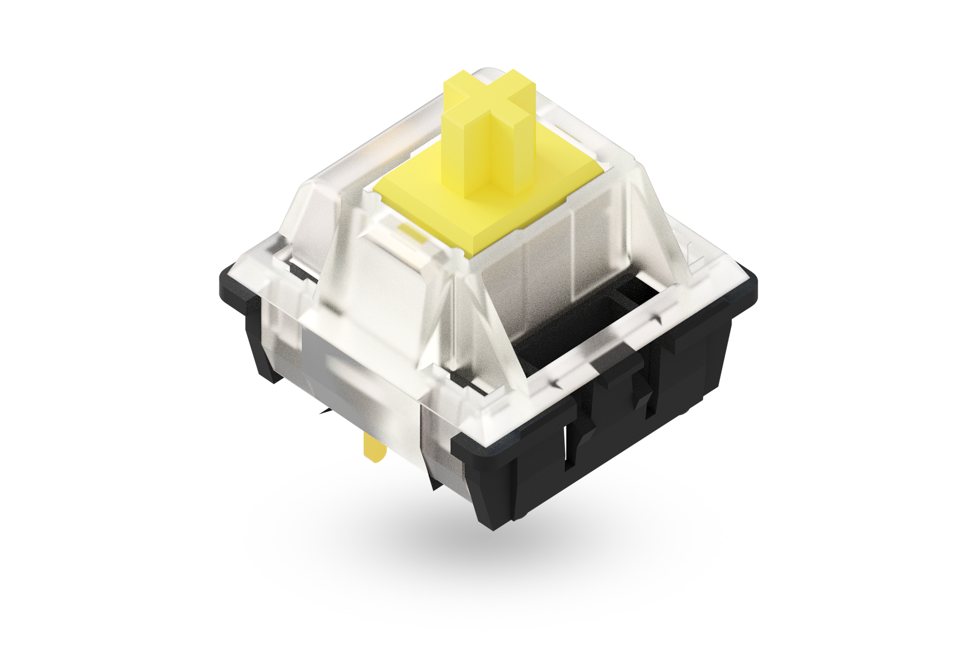 Gateron Milky Yellow Pro Fekete Alap