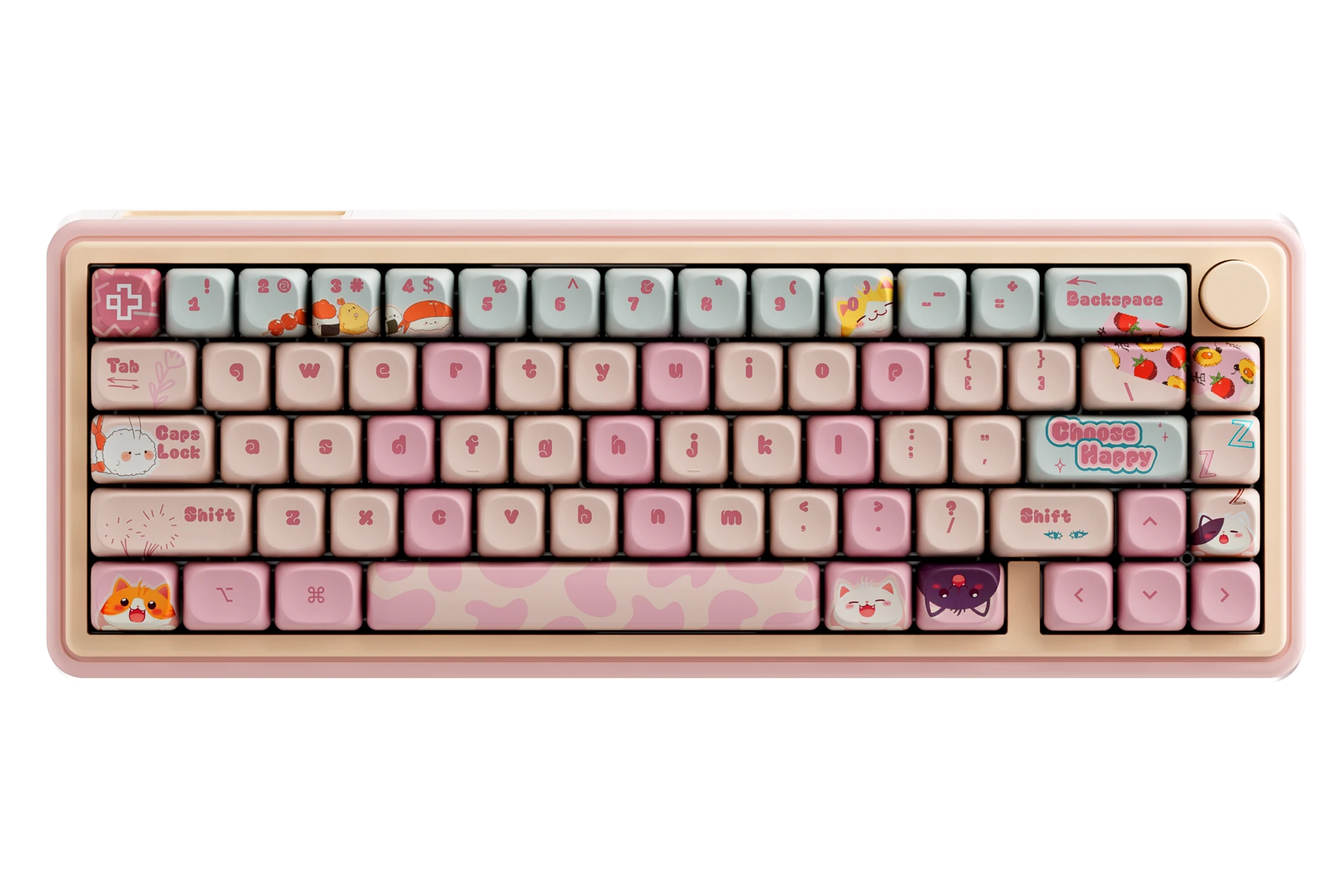 QwertyKey65 Pro Bliss Bluetooth Vezeték nélküli VIA Hotswap RGB Mechanikus Gaming Billentyűzet