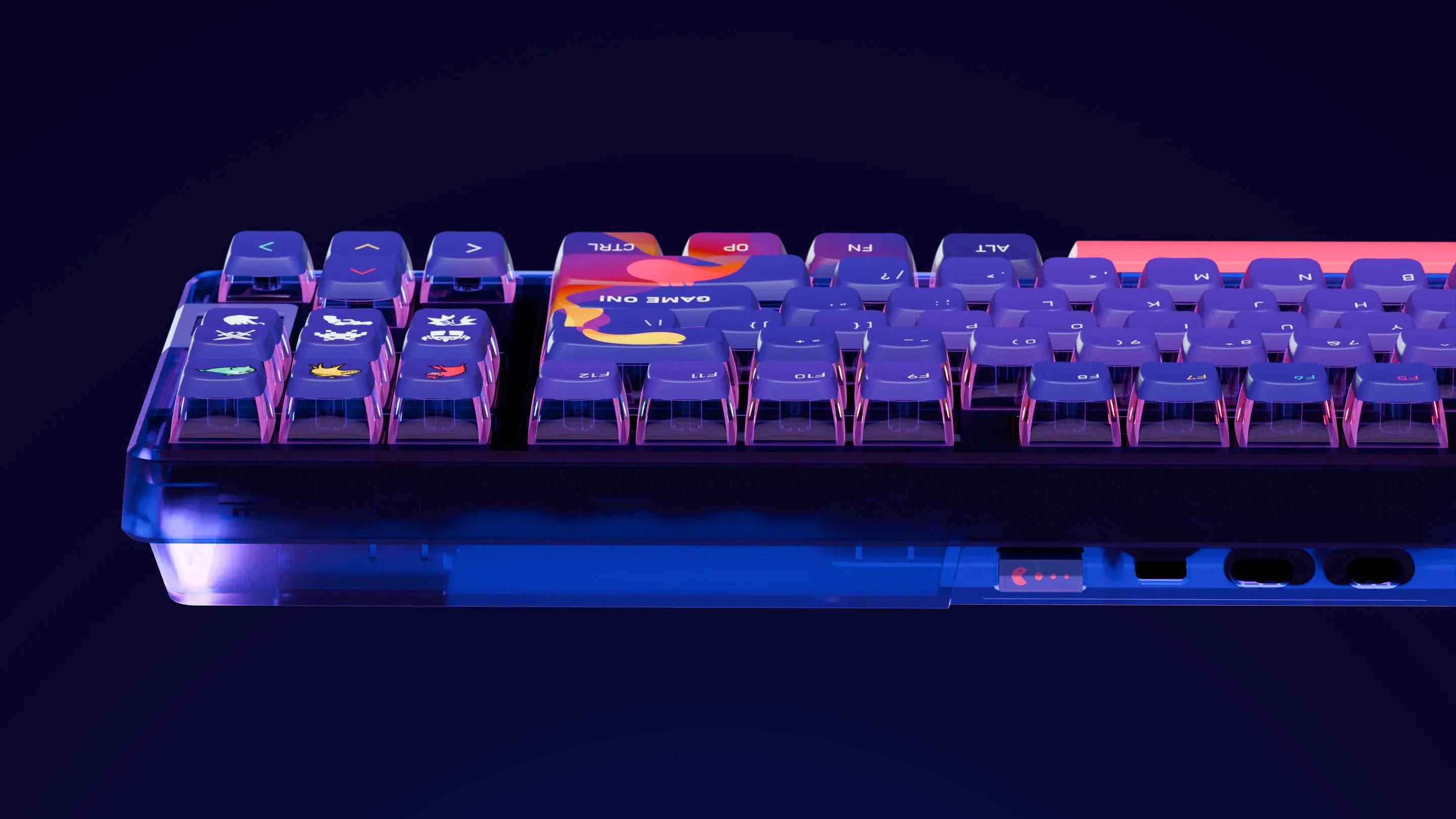 QwertyKey80 x Eneba Korlátozott Kiadás Bluetooth Vezeték nélküli Hotswap RGB QMK/VIA Gasket Rögzített Mechanikus Játékbillentyűzet Képernyővel