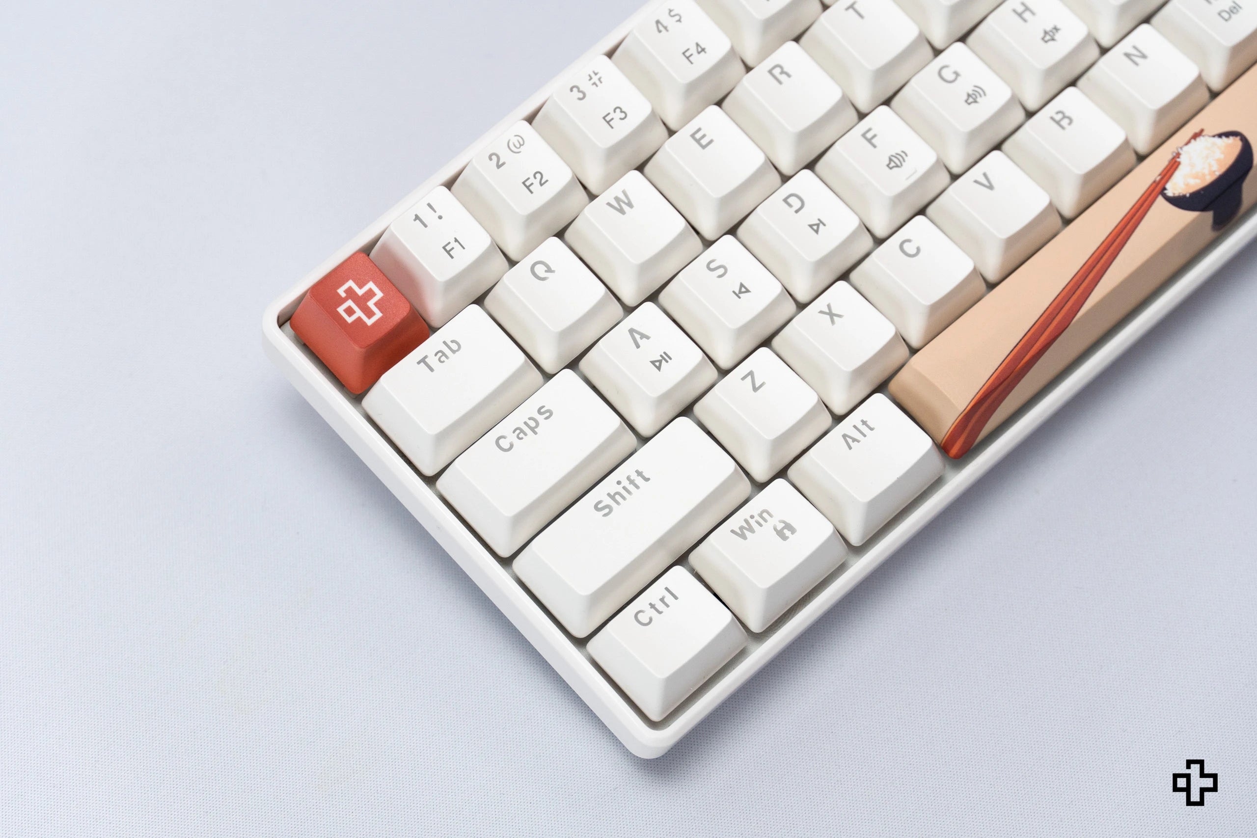 QwertyKey Rice V3 Alba Hotswap RGB Szoftveres Mechanikus Játékbillentyűzet