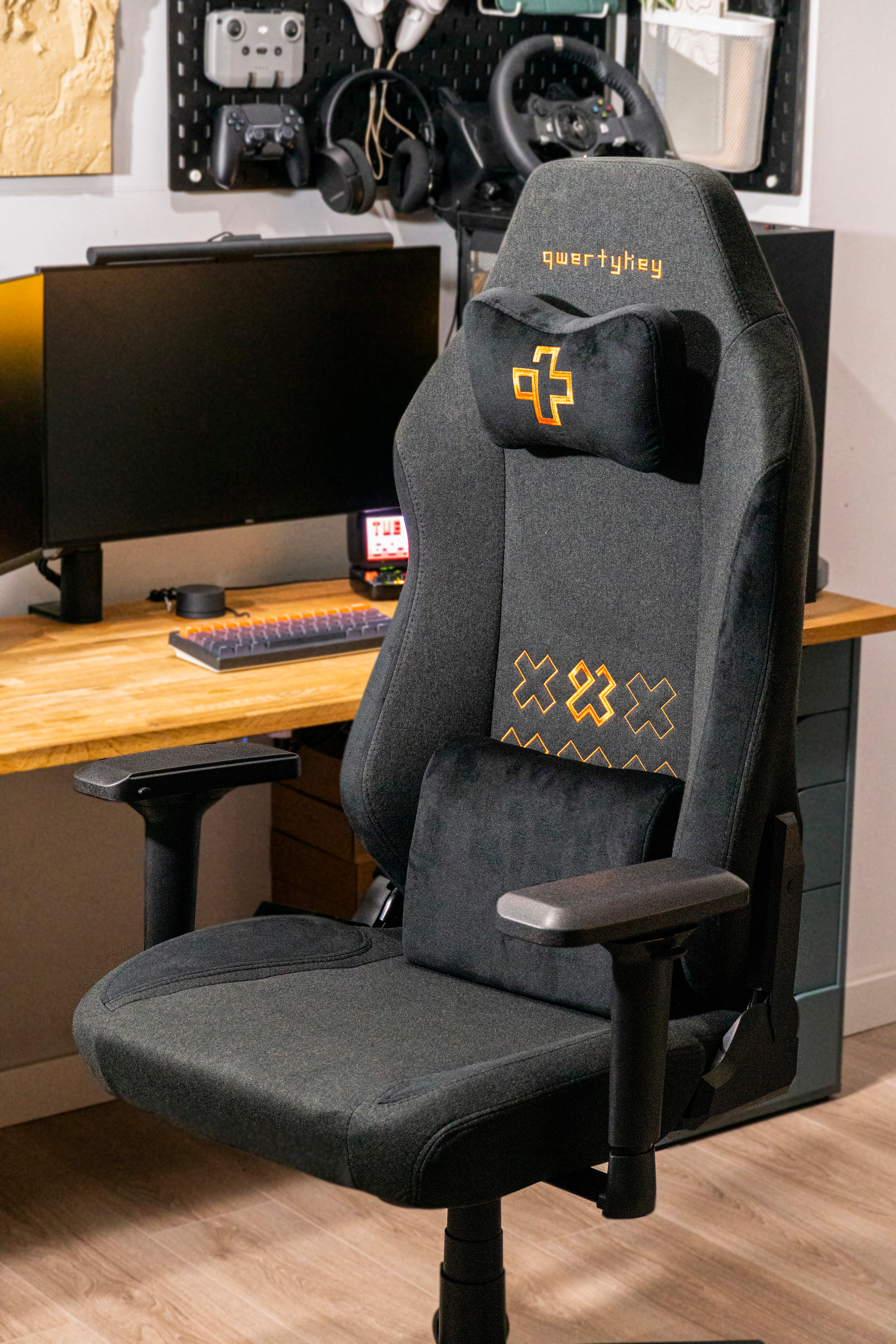 QwertyKey Gaming Szék - QK/CTRL, fekete