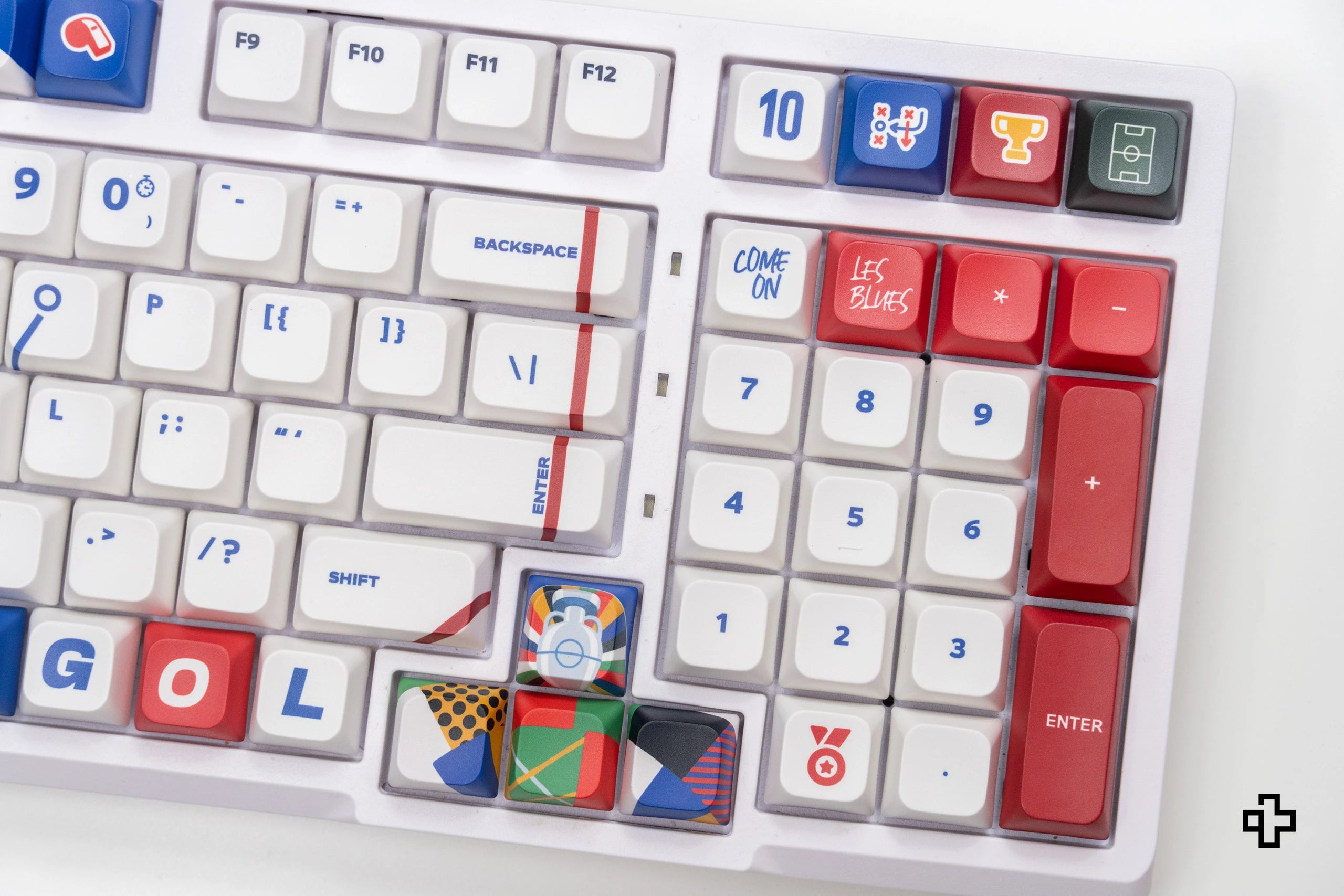 Állítsa be az íz QwertyKey Euro 2024 Anglia Profil XDA PBT anyag