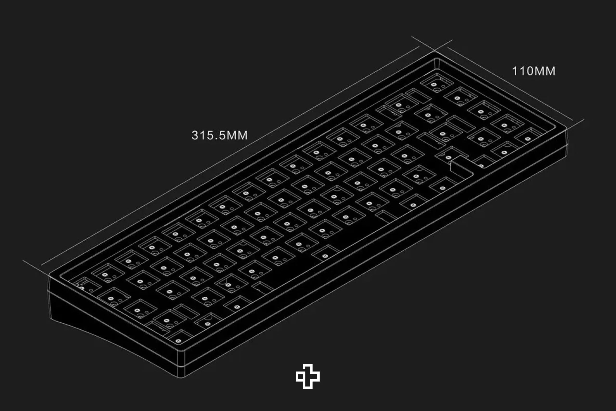 KBD67 Lite R4 Kit Mechanikus Billentyűzet