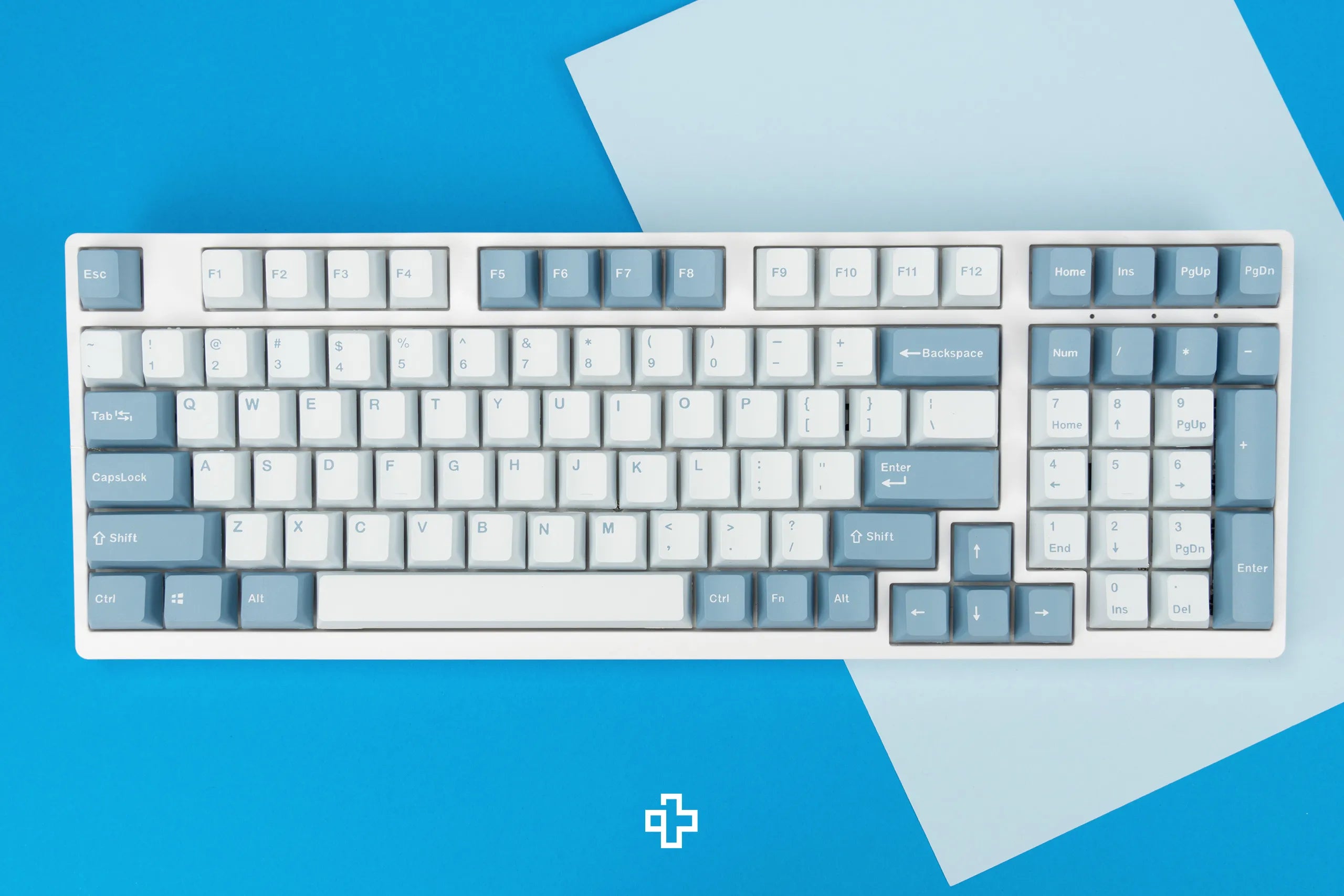Állítsa be az íz QwertyKey Iceberg PBT Double Shot Profil OEM