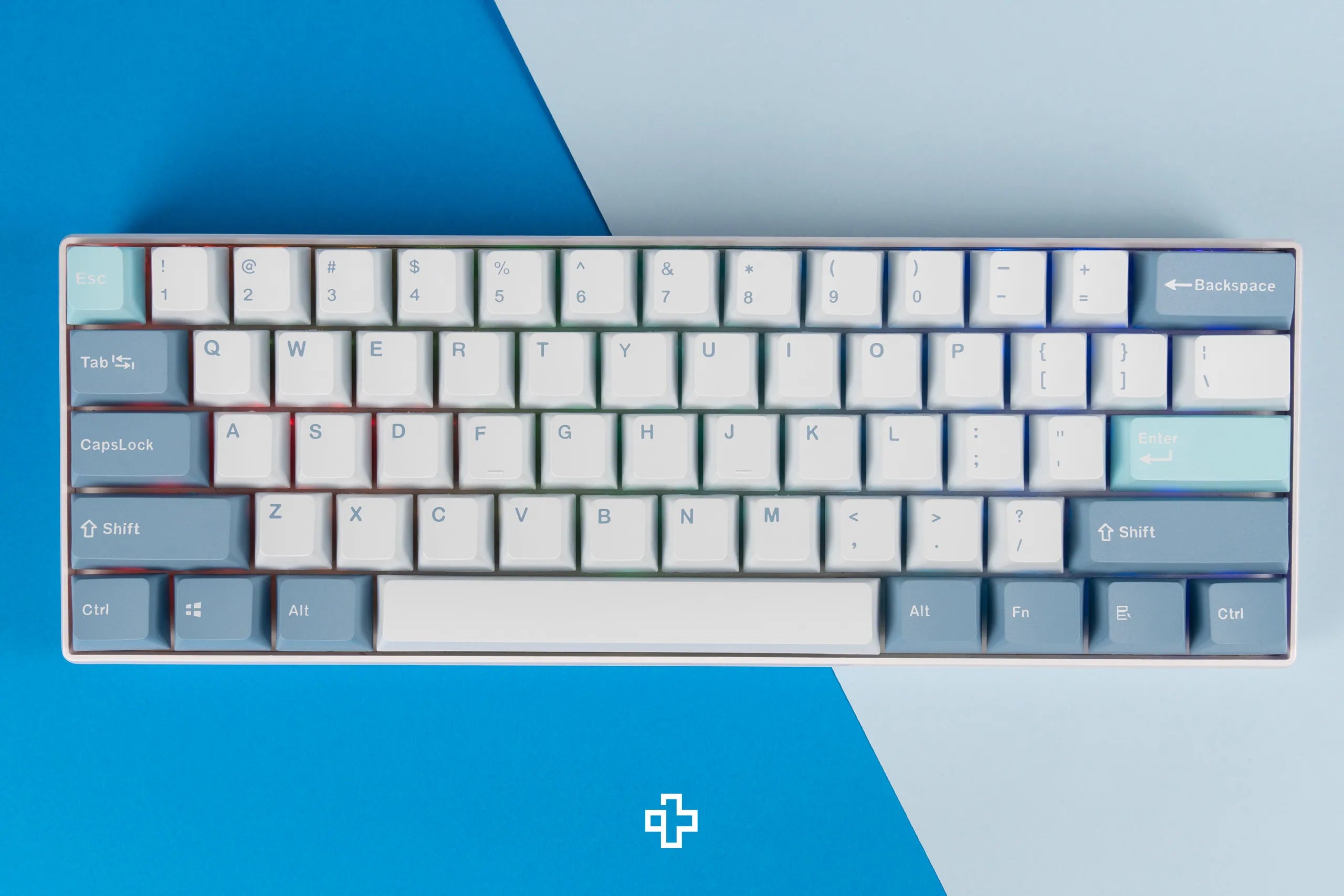 Állítsa be az íz QwertyKey Iceberg PBT Double Shot Profil OEM