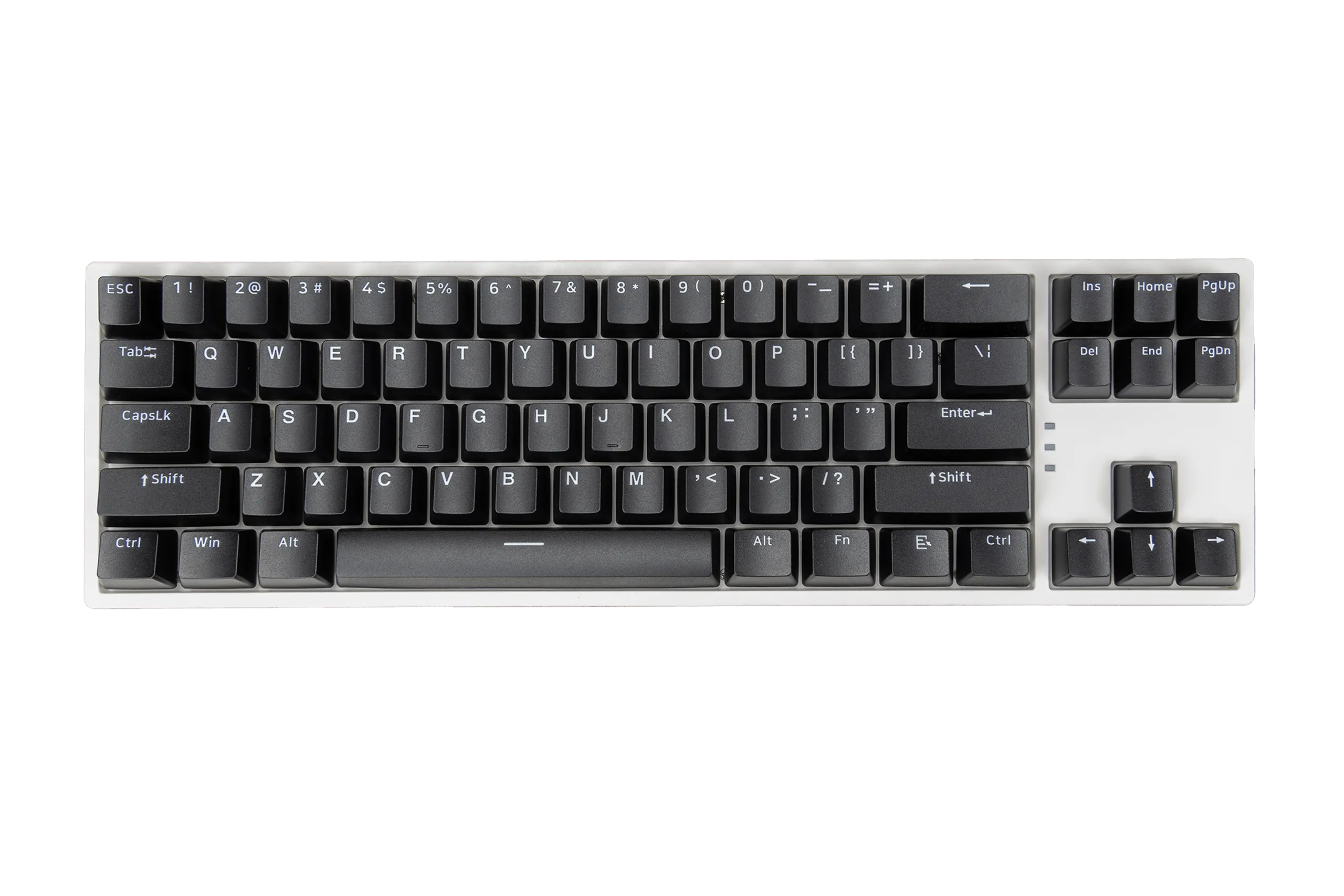 Állítsa be az íz QwertyKey WoB V2 Fehér Fekete PBT Dupla Lövés Profil OEM