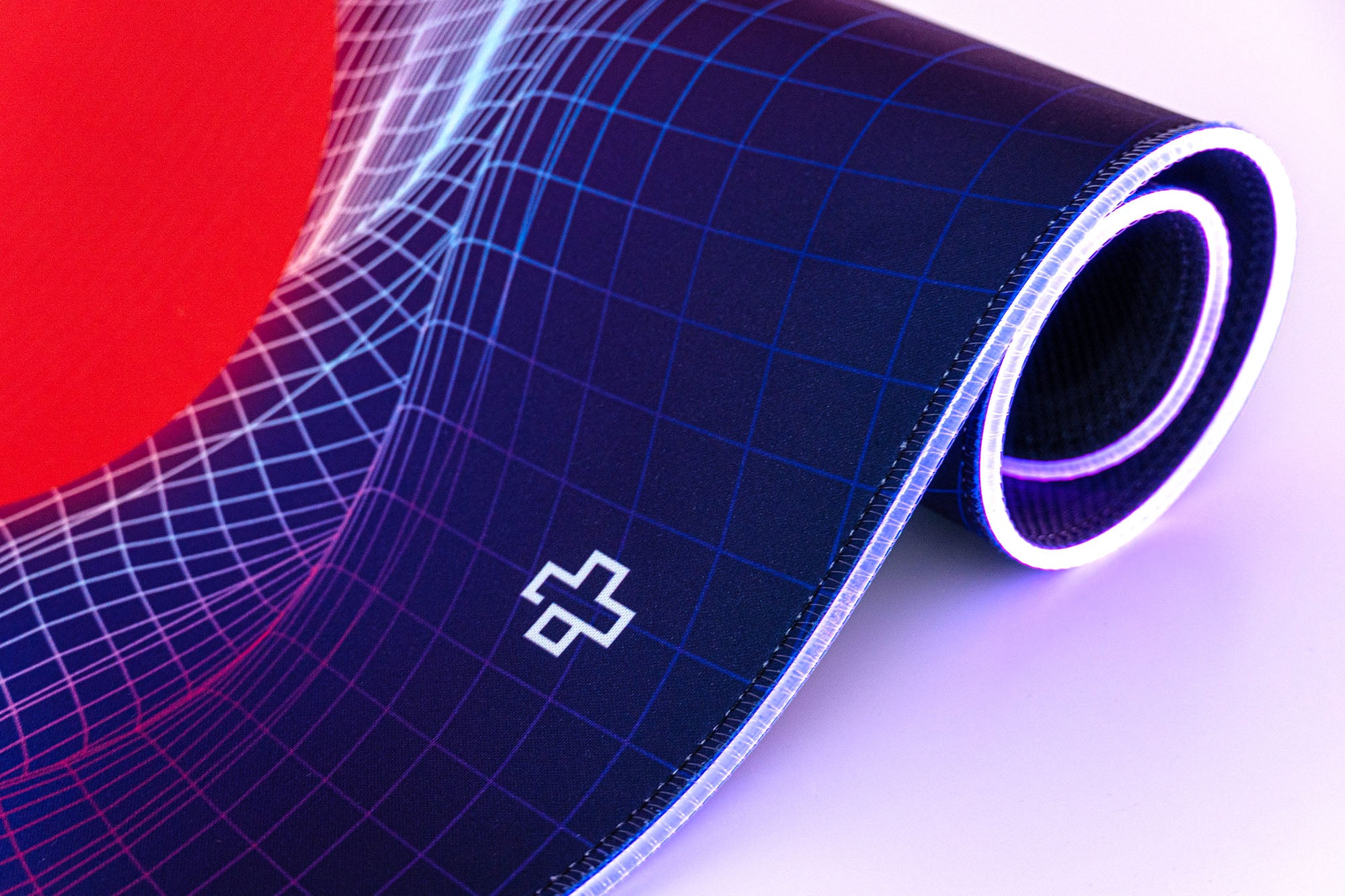 Deskmat Mousepad QwertyKey RGB CyberWave 4mm margini cusute - QwertyKey