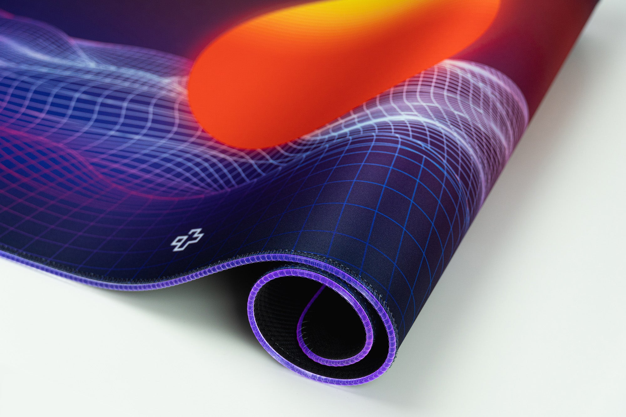 Deskmat Mousepad QwertyKey RGB CyberWave 4mm margini cusute - QwertyKey