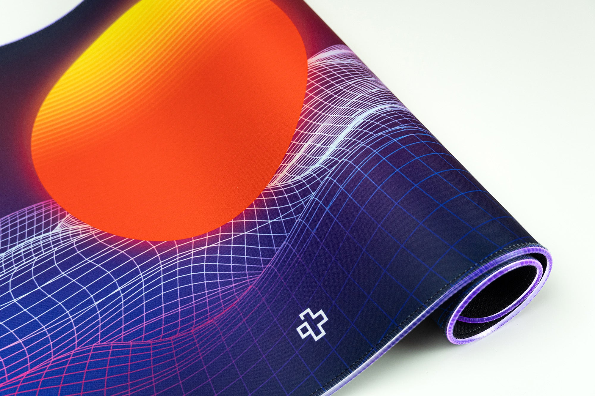 Deskmat Mousepad QwertyKey RGB CyberWave 4mm margini cusute - QwertyKey