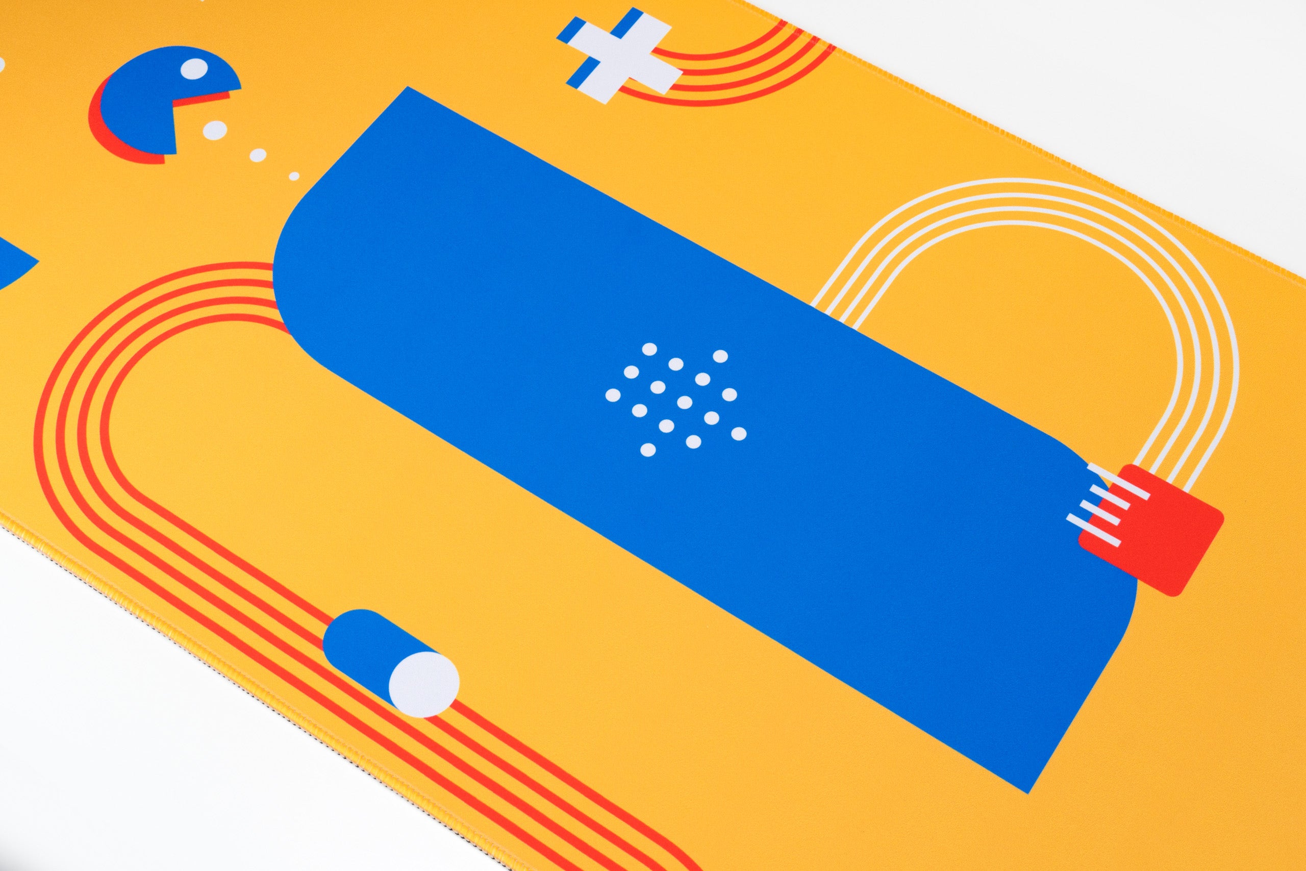 Deskmat Egérpad QwertyKey Metrikus 4mm varrott szélek