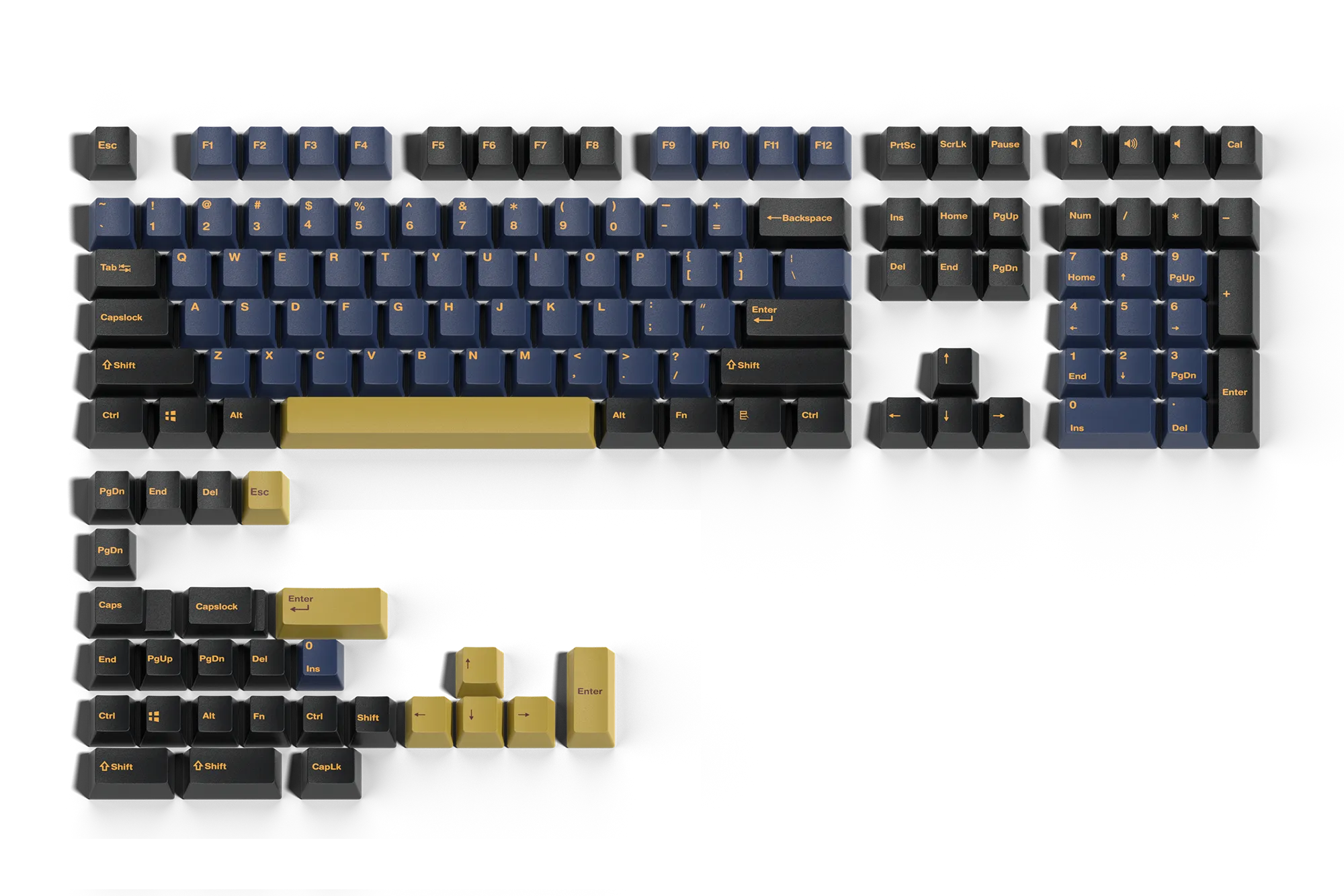 Set íz QwertyKey Ramses PBT Double Shot Profil OEM